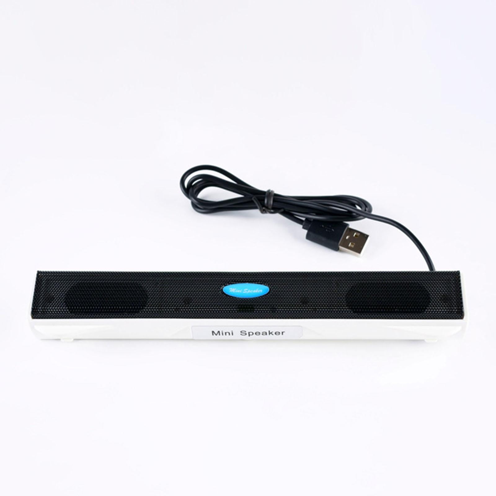 Portable USB Powered Computer Speaker Soundbox Mini Soundbar for