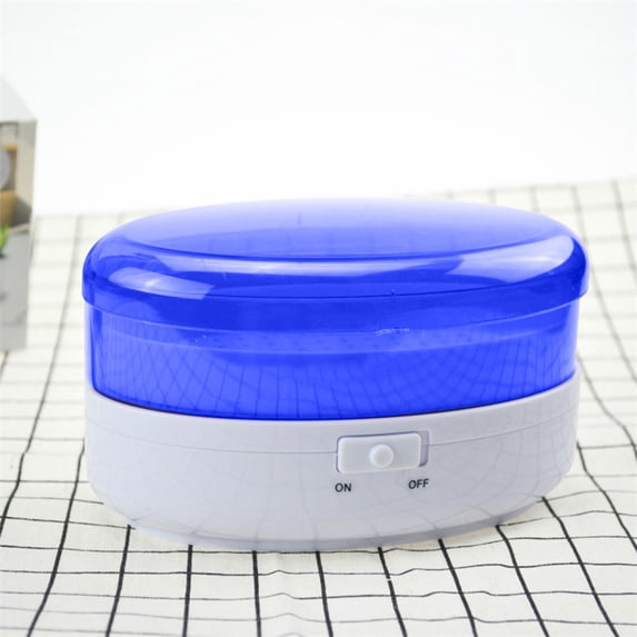 Portable USB-Powered Ultrasonic Jewelry Cleaner for Eyeglasses, Watches, and Small Accessories with Vibration Technology and Suction Cup Base