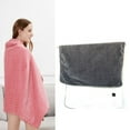 thumbnail image 1 of Portable USB Powered Warming Throw Soft Washable Heated Shawl for Indoor and Travel Use, 1 of 5