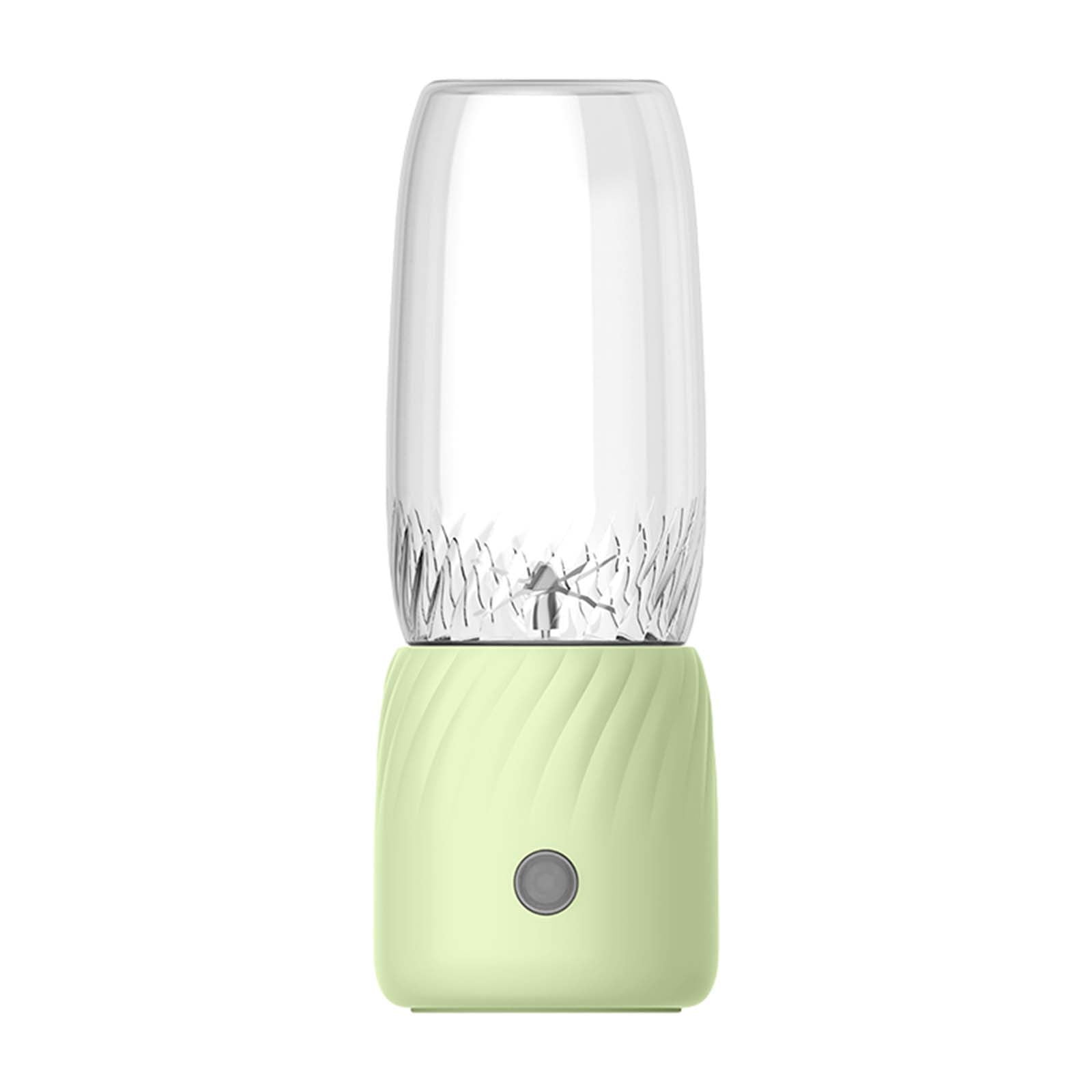Portable USB Rechargeable Blender Juicer Mini Fruit Juicer Machine For Shakes Smoothies Travel Outdoor Green 350ml