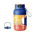 thumbnail image 1 of Portable USB Rechargeable Juicer With Digital Display 1200ml Large Capacity For Smoothies And Drinks, 1 of 8