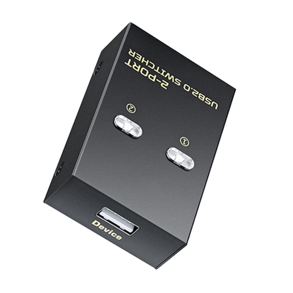 Portable USB Sharing Switcher USB Printer Sharing Device for Students and Small Businesses Not Required Driver Switcher