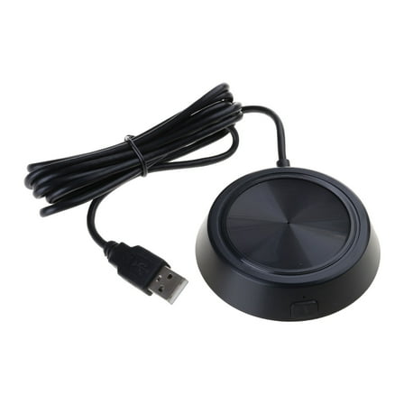 Portable USB Speakerphone Microphone with 3.5MM Cable for Computer/Laptop Conference Game Home Office