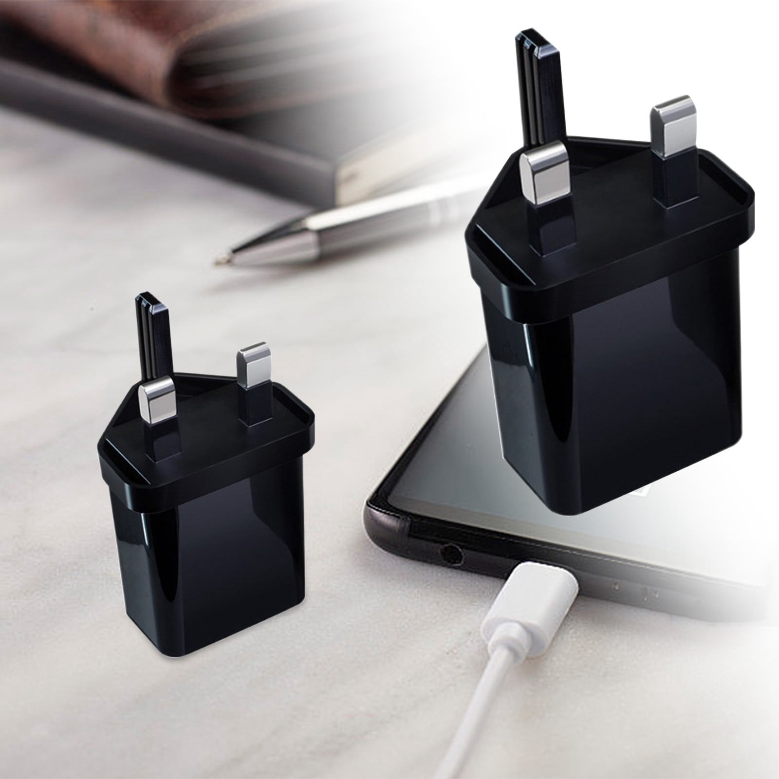 Portable USB Wall Charger For Fast Charging Of Mobile Phones And
