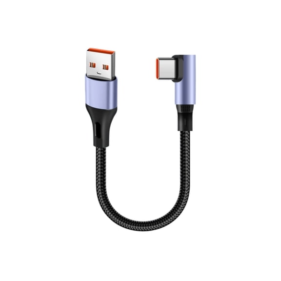 Portable USB to Type C Fast Charging Cable Short Power Wire Portable Data Cord for Quick Stable Charging 15cm/30cm
