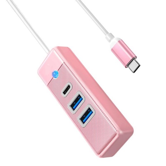 Portable USB3.0 Expansion Hubs With Double USB A And Single USB C Port For Offices And Travel Use