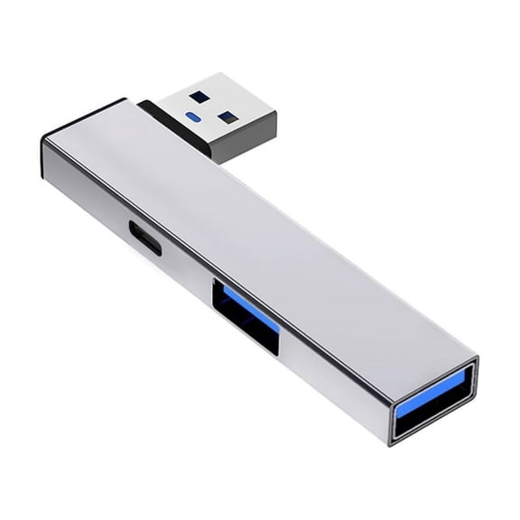 Portable USB3.0 Hubs USB to Type C and 2 USB Port USB Hubs for Window Androids Devices Fast Data Transfer 5Gbps