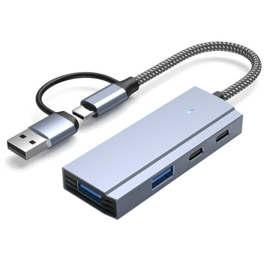 Portable USB3.0 and Type C Docking Station 5Gbps Data Transfer Adapter for Efficient File Transfer and Device