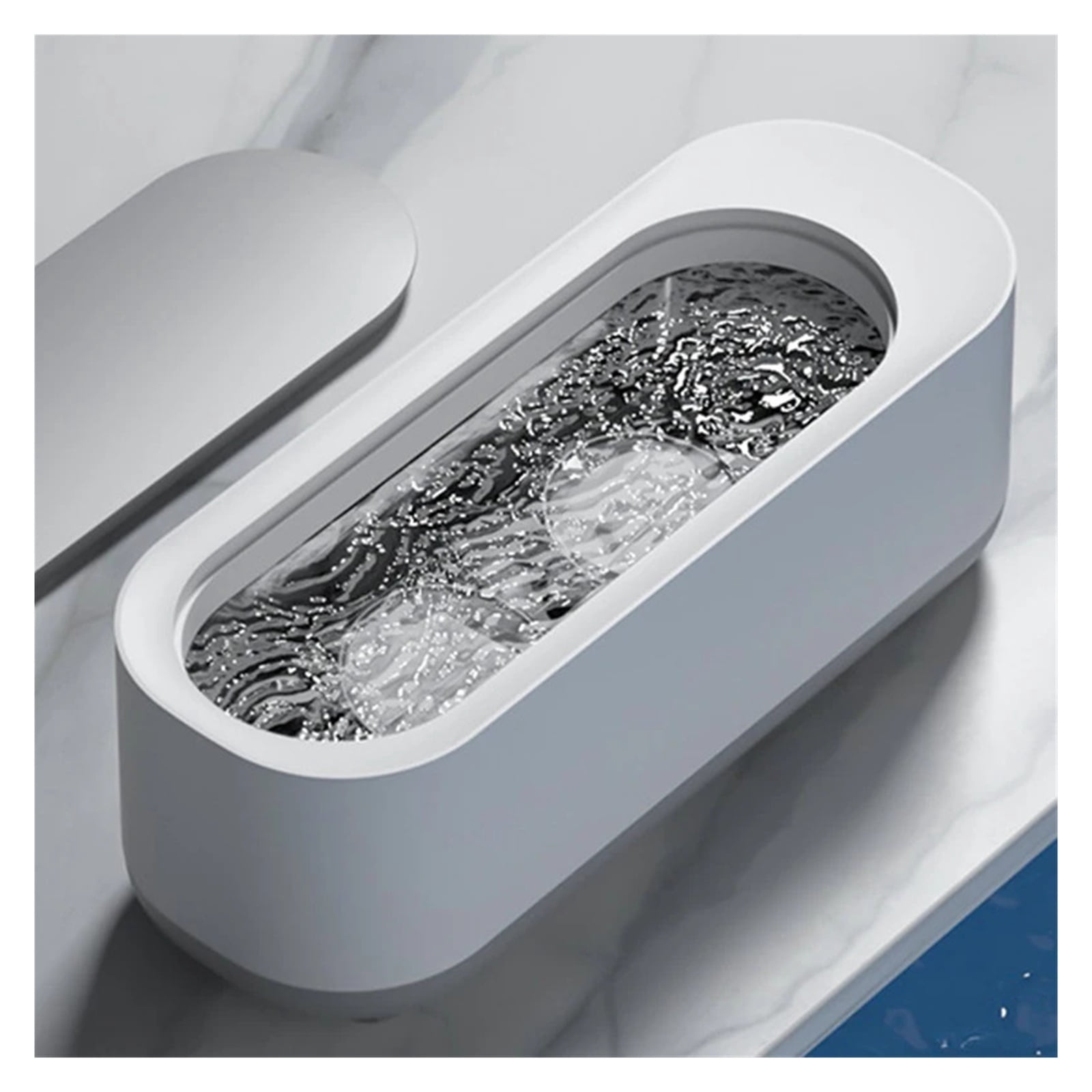 Portable Ultra Cleaner 45000Hz High Frequency Vibration Jewelry Glasses Ring Watch Cleaner