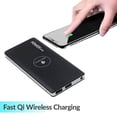 thumbnail image 1 of Portable Ultra Slim Power Bank with Qi Wireless Fast Charge – Black, 1 of 4