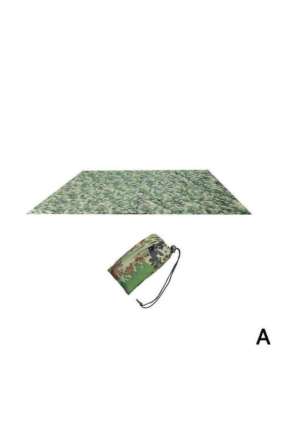 Portable Ultralight Tarpaulin Beach Camouflage Outdoor Rain Hide Multifunctional Camping A7I9