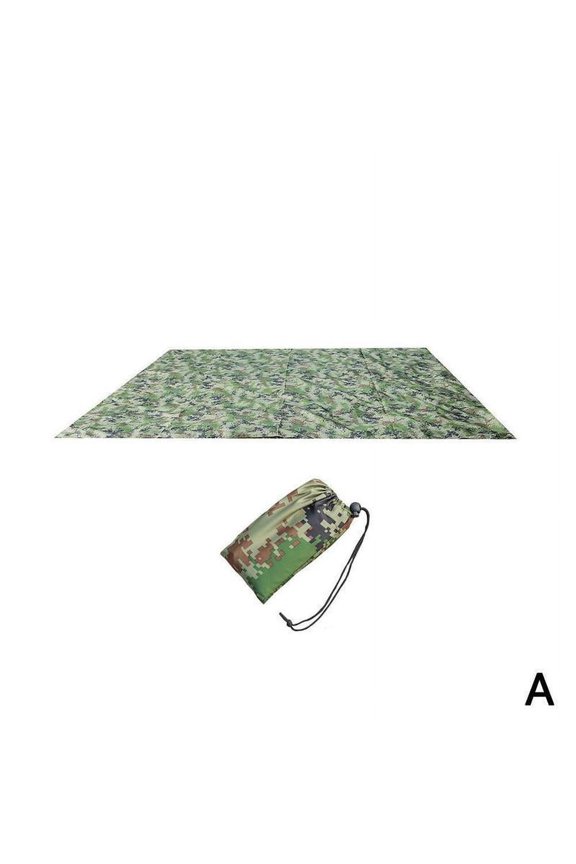 Portable Ultralight Tarpaulin Beach Camouflage Outdoor Rain Hide Multifunctional Camping O2Y0