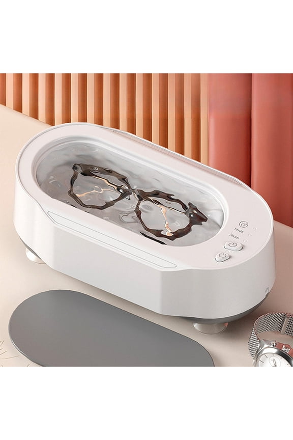 Portable Ultrasonic Cleaner Machine with Soundwave Technology, Sonic Cleaning Device for Jewelry, Rings, Chains, Eyeglasses, Coins and Small Utensils