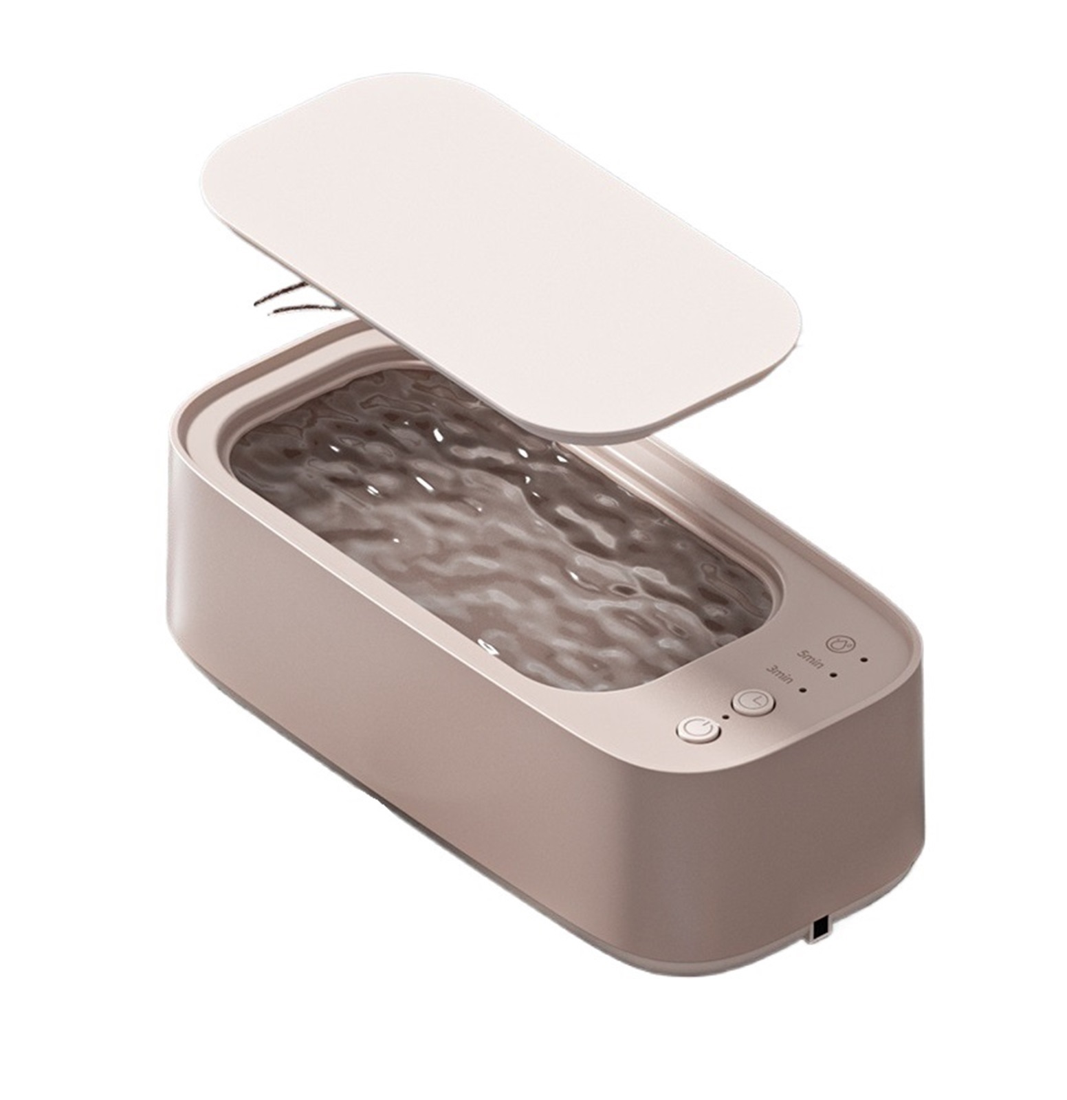 Portable Ultrasonic Cleaning Machine 45KHZ High Frequency Vibration Cleaner 360° Timing Washing