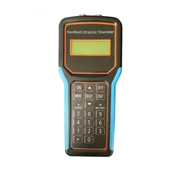 Portable Ultrasonic Flowmeter, High Temperature External Clip Paste Liquid Flow Meter With Clamp On Sensor