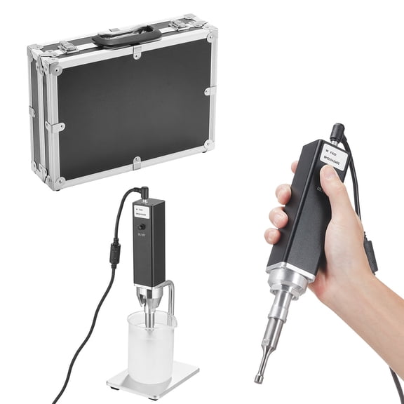 Portable Ultrasonic Homogenizer, 0.3 in Titanium Alloy Probe, 30KHz Ultrasonic Frequency, 50-300ml Capacity, Handheld and Desktop Dual Use, Sonicator Processor Cell Disruptor Mixer with Stand