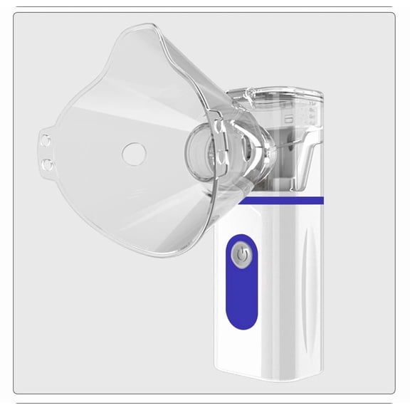 Portable Ultrasonic Mist Sprayer, Mini Humidifier with Smart Display, Compact Atomizing Device for Home & Daily Use - SKYBLUE
