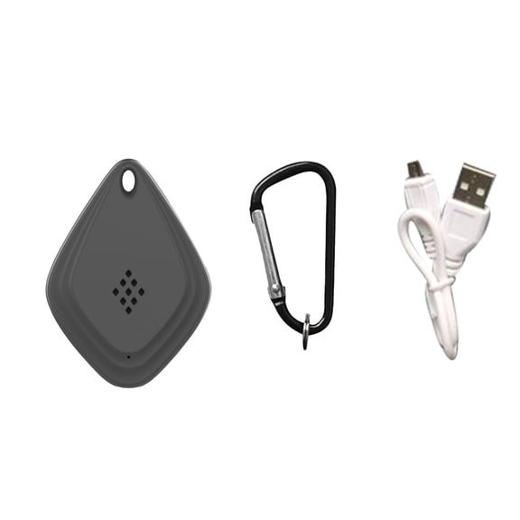 Portable Ultrasonic Mosquito Repellent Device USB Rechargeable Insect Repeller with Carabiner for Indoor Outdoor Use Travel Camping Hiking Pet Safe