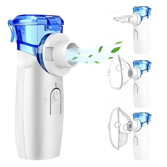 Portable Ultrasonic Personal Breathing Steam Device, Equipped With Dual Power Mode