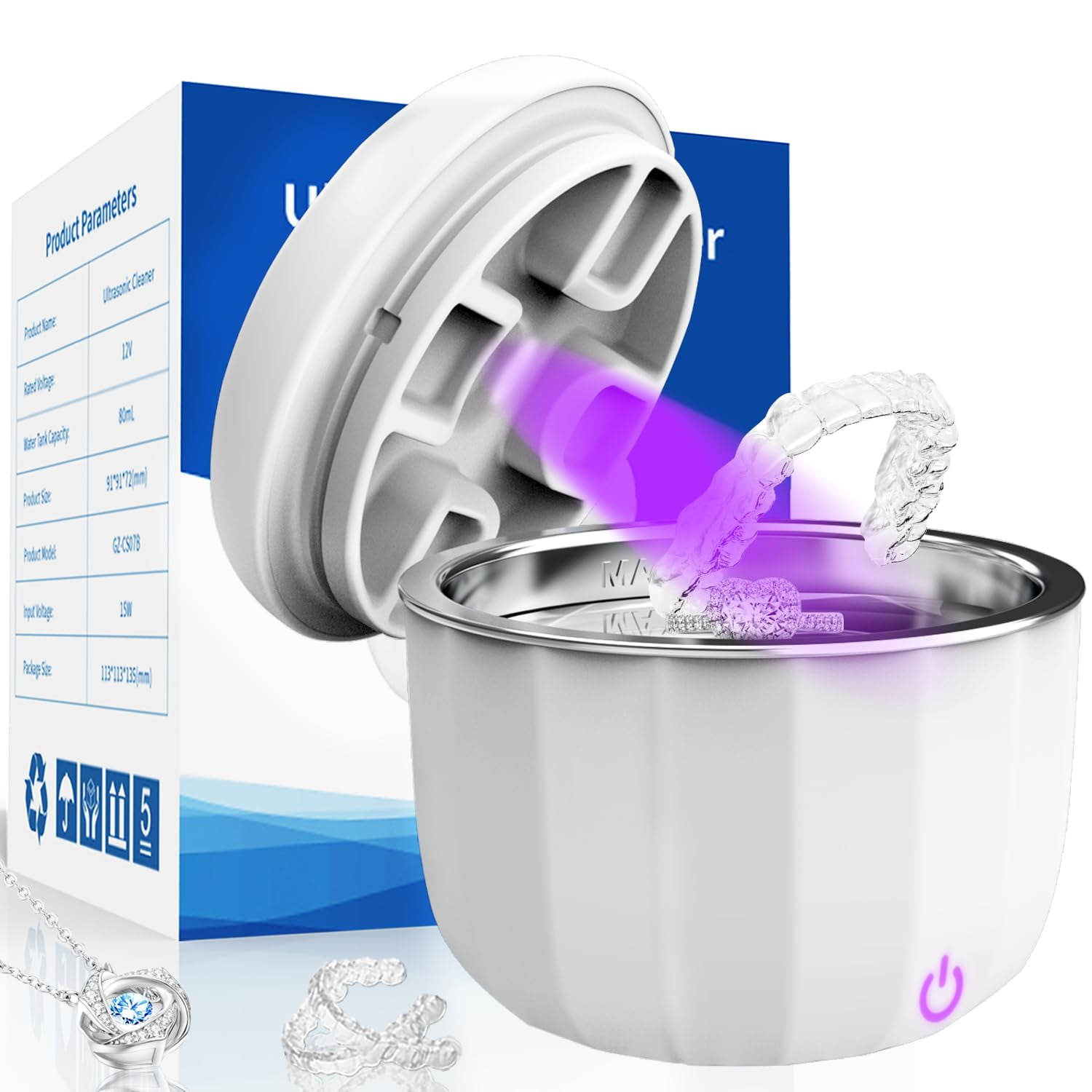 DENFIX Ultrasonic Jewelry Cleaning Machine, Portable Professional Hous – GX  Pump