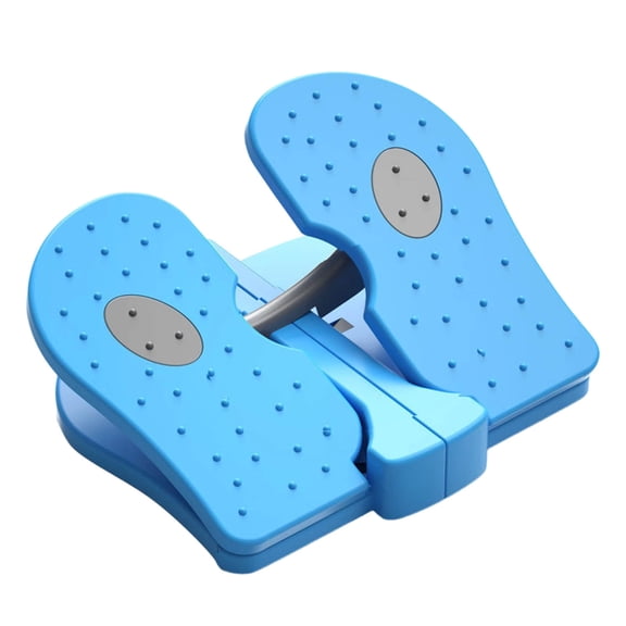 Portable Under Desk Stepper with Ergonomic Pedals and 100N Resistance for Seated Exercise Blue