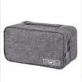 thumbnail image 1 of Portable Underwear Bra Storage Bag Travel Waterproof Organizers Multi-Layer Toiletry Packing Cube Sundries Cosmetic Storage Bag (gray), 1 of 7