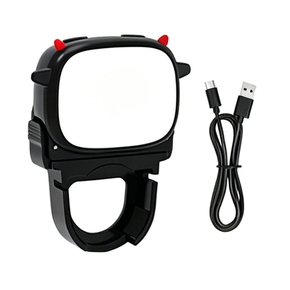 Portable Unique Shape Gimbals Fill Light for Pocket 4 4P, Type C Rechargeable 1.5W Mini LED Light for Live Stream Food Photography Night Selfie