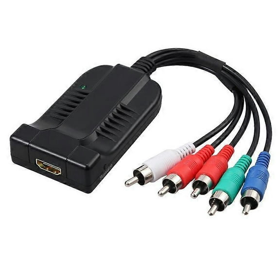 Portable Universal HDMI-Compatible to YPbPr Component Video Converter RGB Adapter DC Cable for Home Theater