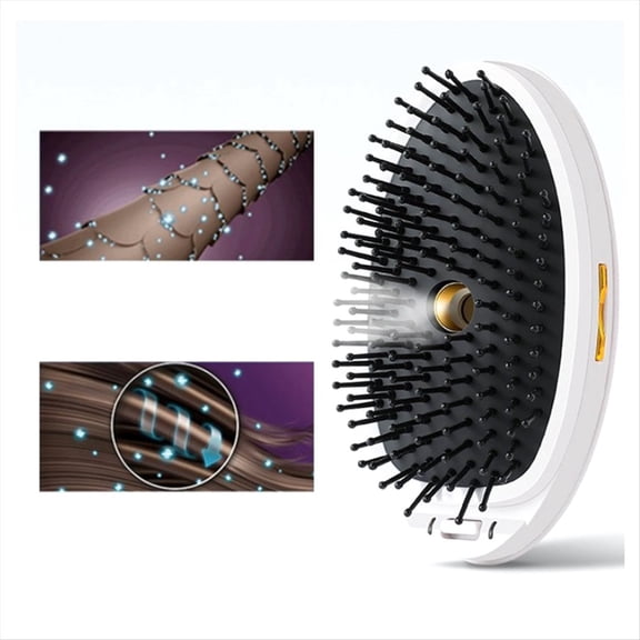 Portable Universal Steam Ion Hair Comb Anti-Static Hair Knot Electric Vibration Massage Comb Ionic Hair Comb