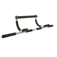 thumbnail image 1 of Portable Upper Body Workout Doorway Iron Pull-Up Bar – Professional Grade Iron Training Bar Supports Up to 300 lbs. – Fits Doorways 24" to 36" Wide – Non-Slip Comfort Grips – Pull-Up Bar, 36" W, 1 of 8