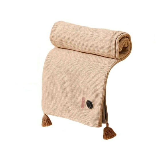 Portable Usb Heated Shawl Wrap With 15-Second Rapid Heating 3 Adjustable Temperature Settings Secure Zipper Design And Ultra-Soft Lightweight Material For Home Office Outdoor