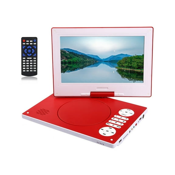Portable VCD DVD CD MP3 MP4 USB Player HD 9 Inch Screen Card U Disk Playback And Video Input Output FM Radio Speakers ,Easy to Use