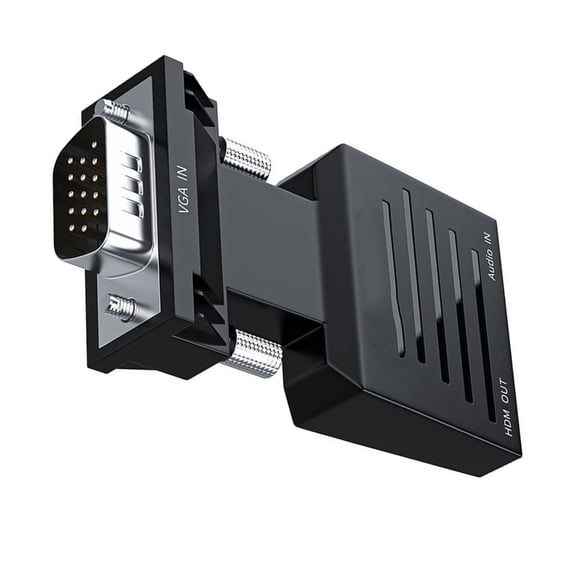 Portable VGA To HDTV 1080P Adapter Converter Supports Clearly Digital Video Output