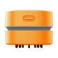 thumbnail image 1 of Portable Vacuum Cleaner, Gaqring Cordless USB Rechargeable Desktop Eraser Cleaner, Mini Handheld Vacuum for Kitchen Car Office Keyboard Pet Hair Cleaning, Orange, 1 of 1