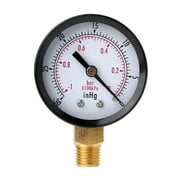 Portable Vacuum Manometer Pressure Gauge 0-30psi 0-2bar Mini Stable Performance Dual Scale Dial Gauge Display Digital
