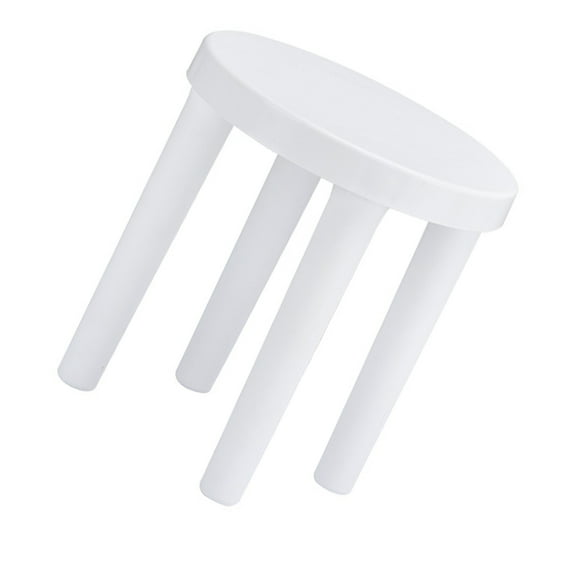 1pc Small Low Footstool Non Slip Plastic Stool for Household Furniture