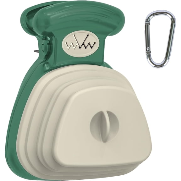 Portable and Versatile Pet Poop Scooper, Ideal for Walking Traveling and Camping with Small and Large with CLeash Clip and Garbage Bag Bin Dogs Poop Scooper