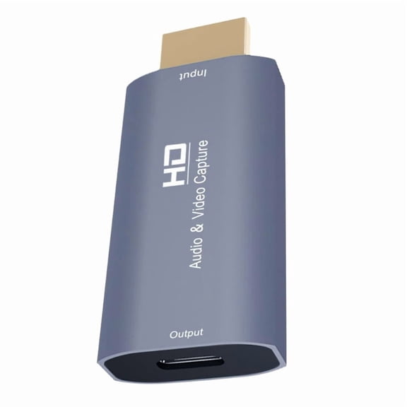 Portable Video Capture Card HDTV Capture Device 1080P HDTV To Type C Video Recorders For Zooming Streaming