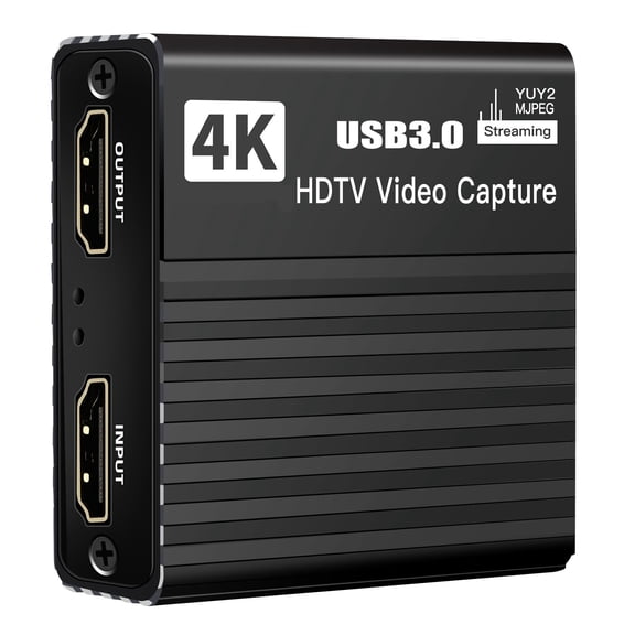 Portable Video Grabber 4K 60fps USB3.0 Capturing Device for Gaming Live Stream Broadcast