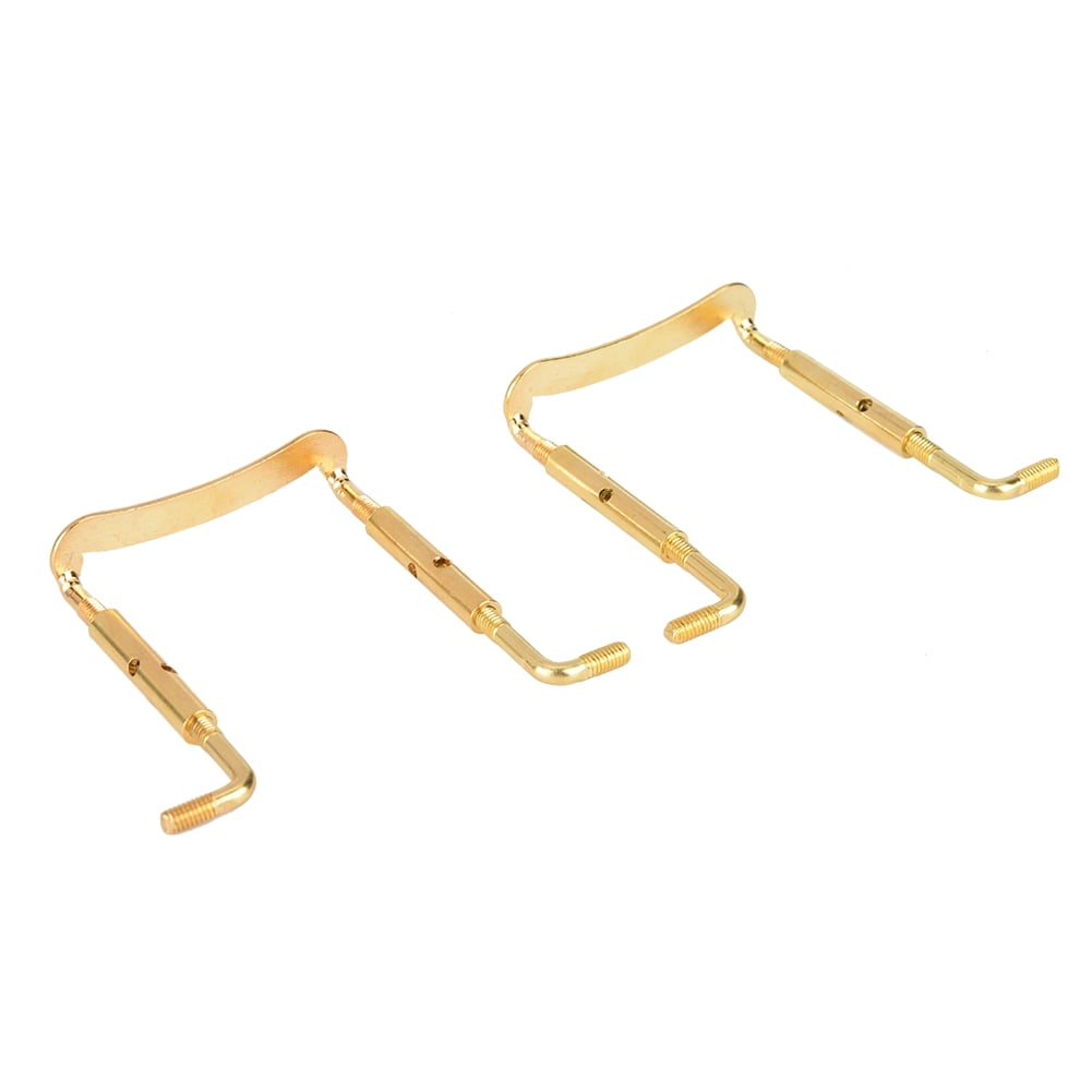 Portable Violin Chinrest Chin Rest Screw Clamp Fiddle Parts Brass Pats
