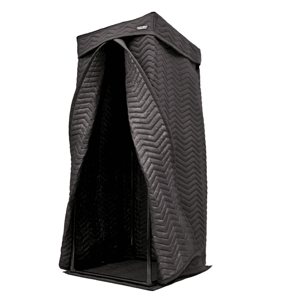 Portable Vocal Booth, Complete Home Recording Studio, Echo-Free Sound Isolation Booth for Voice-Over, Podcast & Music - Lightweight Frame with Thick Acoustic Blankets, Easy Setup