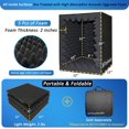 thumbnail image 1 of Portable Vocal Booth with Thick Acoustic Foam, Foldable Microphone Isolation Shield for Studio Recording, 1 of 6