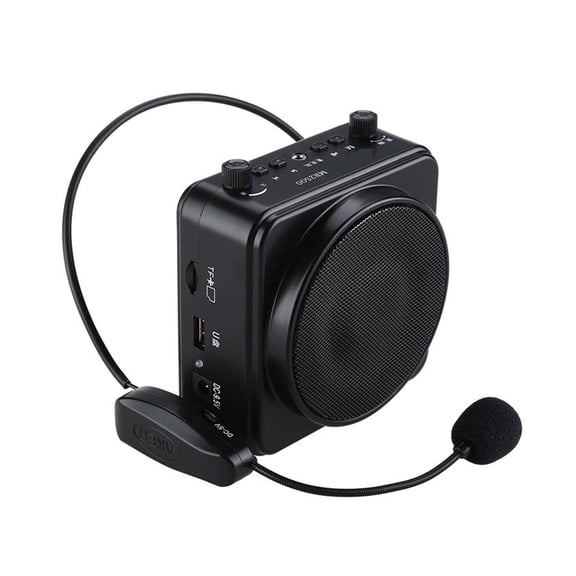Portable Voice Amplifier 22W PA With UHF Wireless Headset Microphone Loudspeaker Voice Booster 2200mAh Battery ,Powerful Voice Amplifier