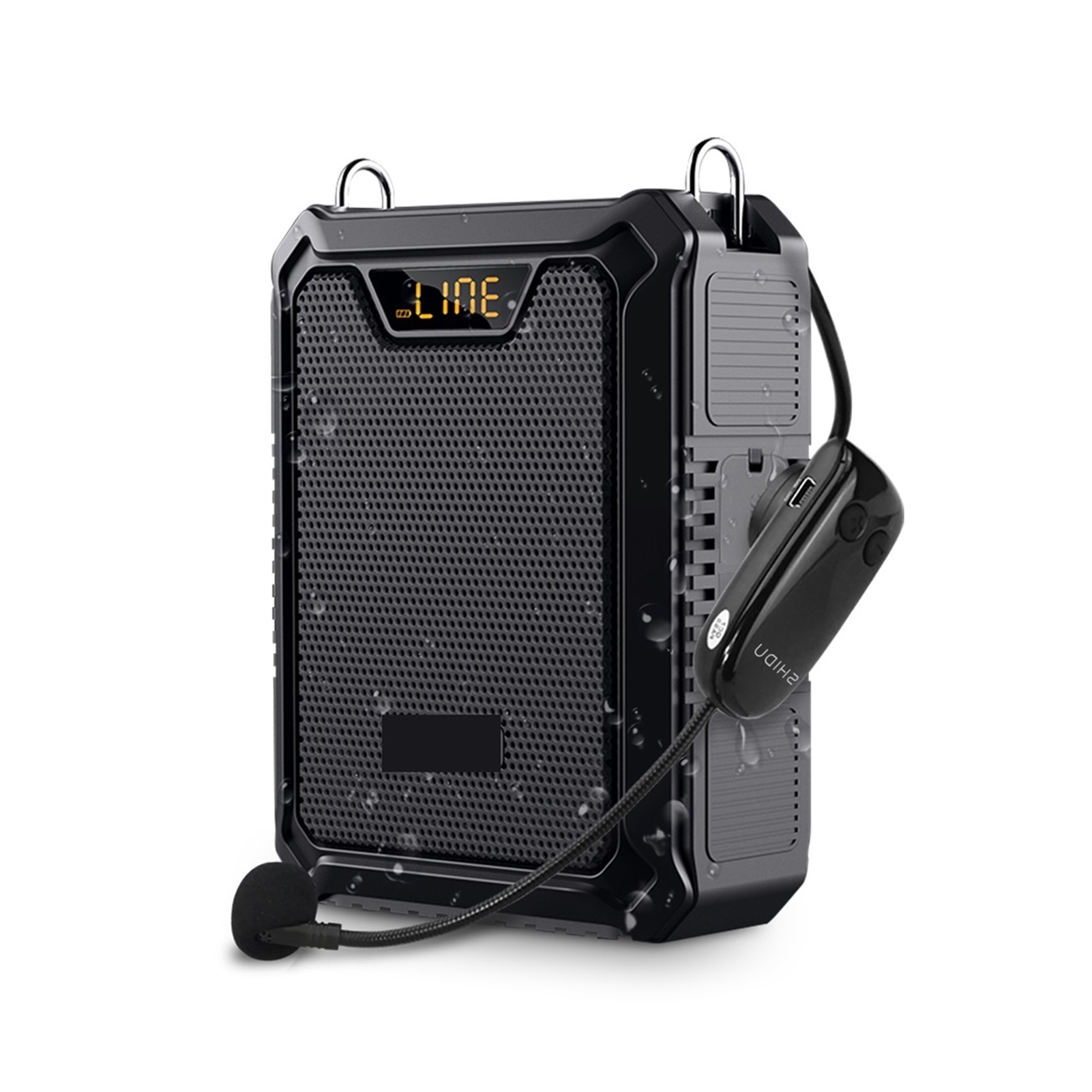 Portable Voice Amplifier IPX6 Waterproof Bluetooth Speaker Power Bank Wireless Mic Loudspeaker For Teach Speech M1000 ,Easy to Operate