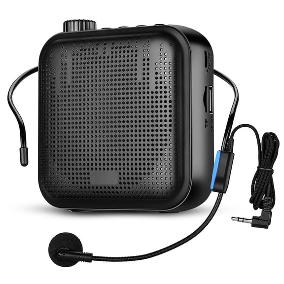 Portable Voice Amplifier Megaphone Mini Audio Speaker With Microphone Recharable Ultralight Loudspeaker For Teachers ,High Sound