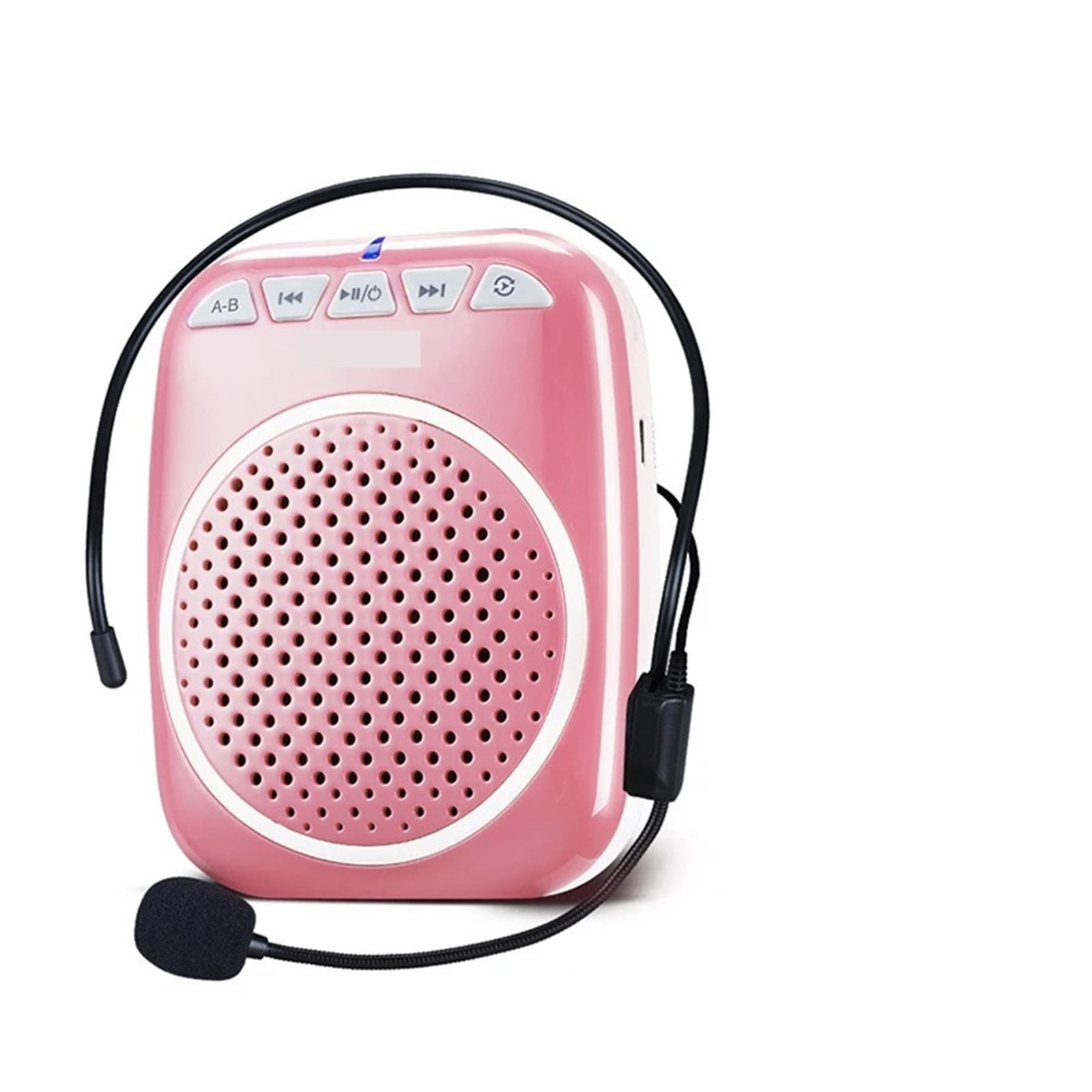 Portable Voice Amplifier Megaphone Mini Audio Speaker With Microphone Recharable Ultralight Loudspeaker For Teachers ,Powerful Voice Amplifier