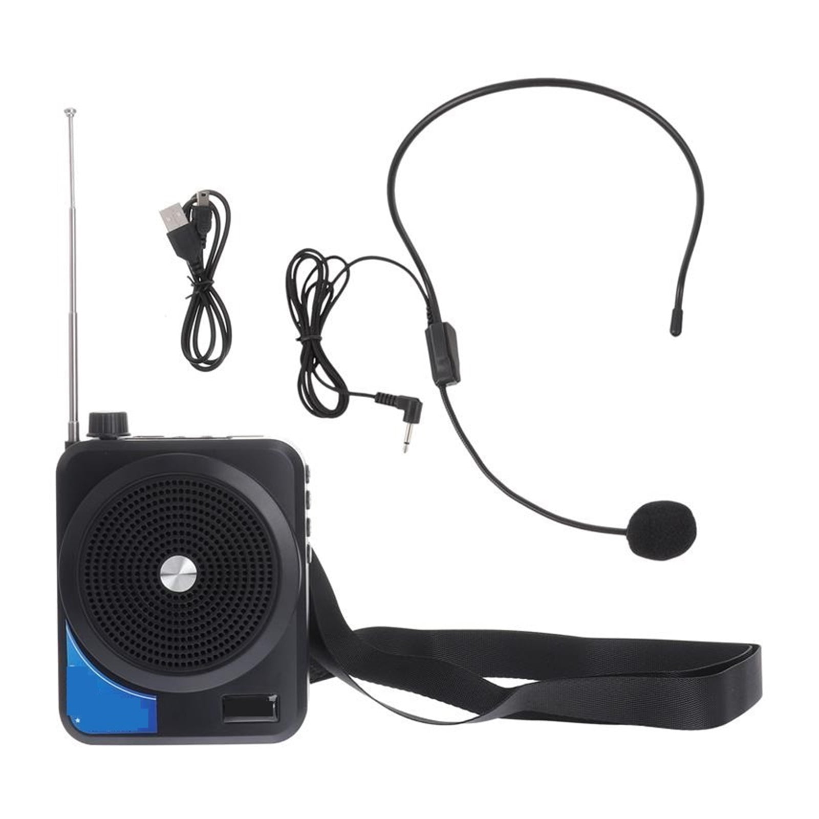 Portable Voice Amplifier Megaphone Mini Audio Speaker With Microphone Rechargeable Ultralight Loudspeaker For Teachers ,Easy to Operate