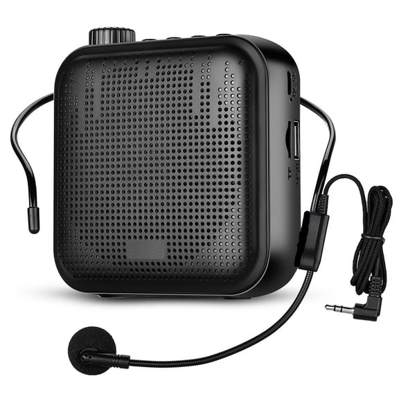 Portable Voice Amplifier Megaphone Mini Speaker with Microphone Rechargeable Ultralight ,True Acoustic Power Amplifier