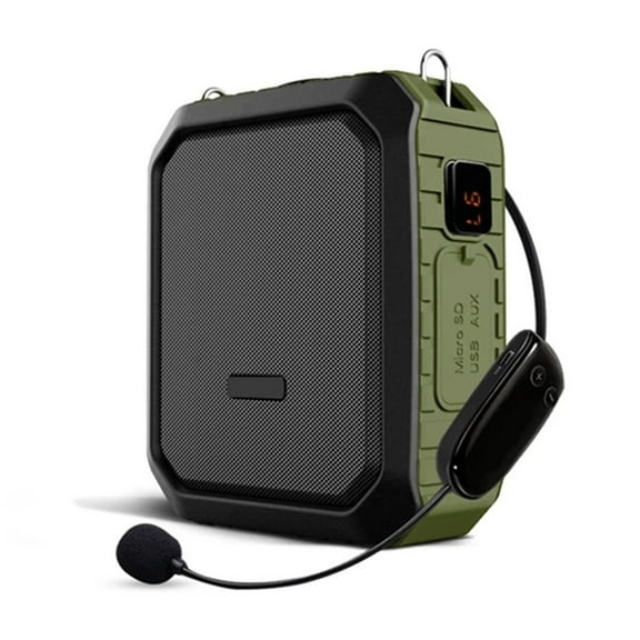 Portable Voice Amplifier With Wireless Microphone For Teachers IPX5 Waterproof Speaker 4400mAh Power Bank M800 ,Powerful Voice Amplifier