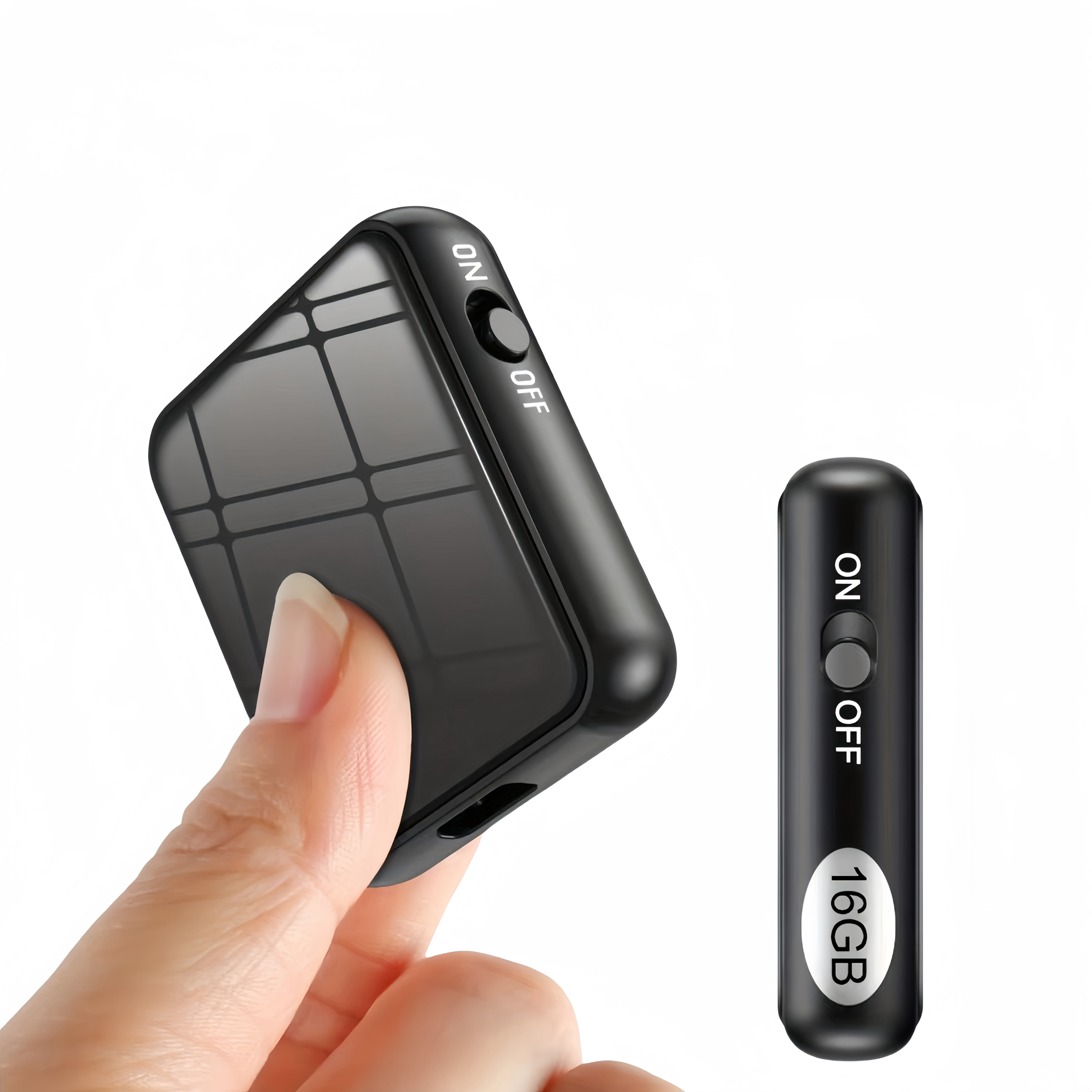 Portable Voice Recorder with AI Noise Reduction, 50H Continuous Recording, 32GB/64GB Large Capacity, USB Rechargeable & Voice-Activated for Playback